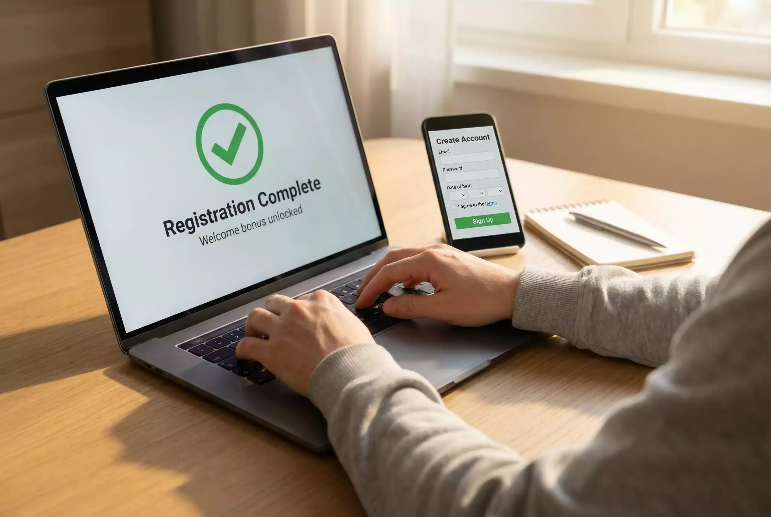 Step-by-step guide to claiming a UK casino welcome bonus